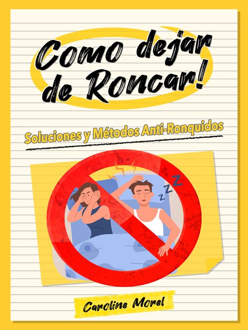 Title details for Como dejar de Roncar! by Caroline Morel - Available